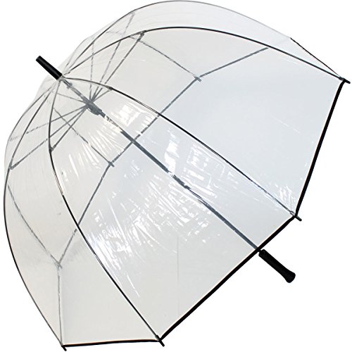 Paraguas con pantalla extragrande de 103 cm y transparente