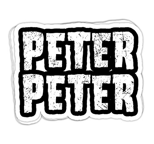 Peter Peter Peter Calabaza Eater Parejas Diseño de Disfraz de Halloween – 4 x 3 pegatinas de vinilo, calcomanía para portátil, botella de agua calcomanía (juego de 3)