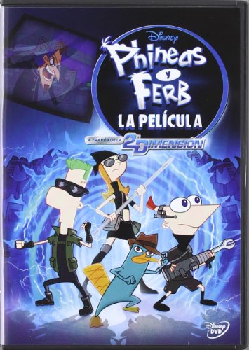 Phineas Y Ferb: A Través De La Segunda Dimension [DVD]