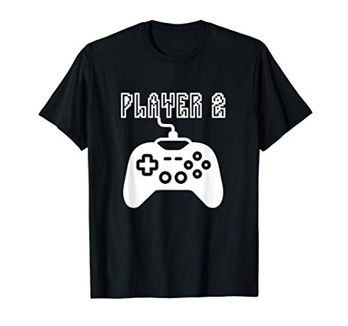 Player 2 Matching Video Game Costume Gift For Gamers Camiseta