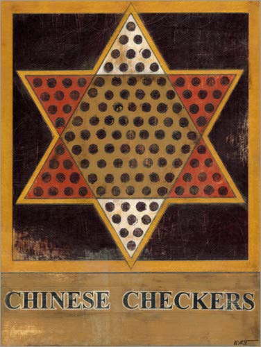 Posterlounge Cuadro de metacrilato 70 x 90 cm: Chinese Checkers de Norman Wyatt/World Art Group
