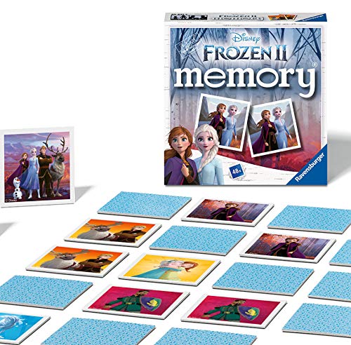 Ravensburger Disney Frozen 2 Mini memoria para niños a partir de 3 años clásico a juego de pares, color, 0 (20437) , color/modelo surtido