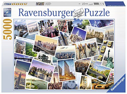 Ravensburger Nueva York la ciudad que nunca duerme Puzzle 5000 Pz, Puzzle para adultos