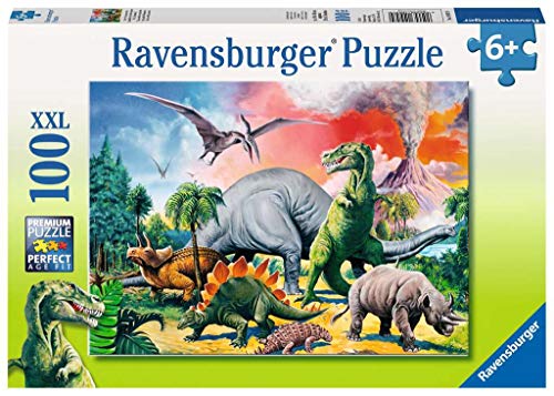 Ravensburger - Puzzle con diseño de Dinosaurios, 100 Piezas (10957 9)