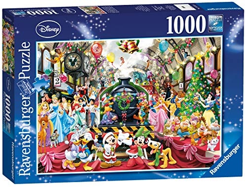 Ravensburger - Puzzle Navidad Disney, 1000 piezas, Disney (19553)
