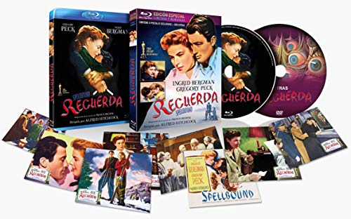 Recuerda BD + DVD de Extras 1945 Spellbound  Edicion Especial Limitada y Numerada con Funda 3D y 8 Postales [Blu-ray]