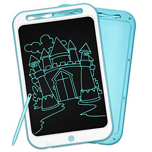 Richgv 12 Pulgadas Tablet para Niños, Tablets de Escritura LCD, Portátil Tableta de Dibujo, Cuaderno de Notas Adecuada Juguetes de Niñas de 3-10 Años, 1 Año de Garantía (12 Pulgadas, Azul)