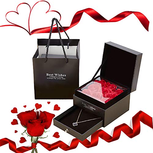 Rosa conservada, caja de rosas, caja de flores, regalo para ella, San Valentín, Día de la Madre, Navidad