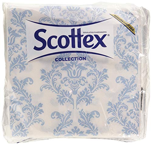 Scottex Collection Doble Capa Servilletas, Colores Surtidos, 1 Pack de 50 Unidades
