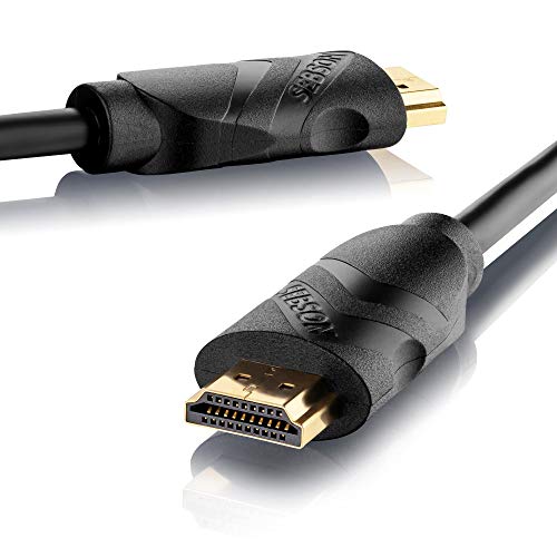 SEBSON InLine - Cable HDMI (1 m, 2.0b, alta velocidad, con Ethernet, 4 K/60 Hz, Ultra HD, 2160p, Full HD, 1080p, 3D, HDR, ARC, retorno de audio ARC, Xbox, PS4, recubrimiento de PVC)