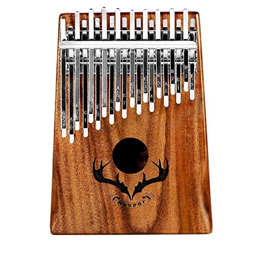 SFFSM 20 Claves Kalimba Doble Capa Pulgar Piano Instrumento Madera de Caoba Cuerpo Musical con sintonización Martillo for Principiantes (Color : 01)