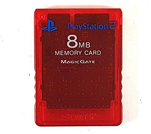Sony PLAYSTATION 2 8mb Memory Card Rojo Original