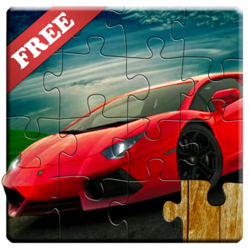 Sports Cars Jigsaw Puzzles for Kids - Free Trial Edition - Fun and Educational Super Cars Puzzle Game for Adults and Kids, Preschool Toddlers, Boys and Girls 2, 3, 4, or 5 Years Old