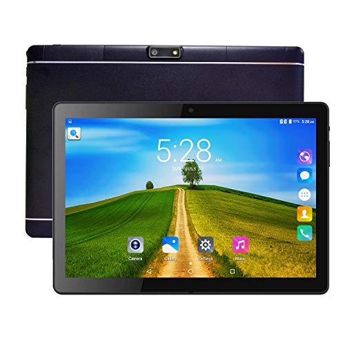 Tablet PC, Tableta Veidoo de 10.1"Pulgadas, Pantalla HD, cámara Dual, Android, WiFi/GPS/OTG, Phablet 3G con Ranuras para Tarjetas SIM Dual, Memoria de 1GB, Almacenamiento de 16GB (Negro)