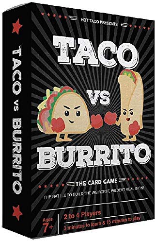 Taco vs Burrito - El muy Popular y sorprendentemente estratégico Juego de Cartas Creado por un niño de 7 años