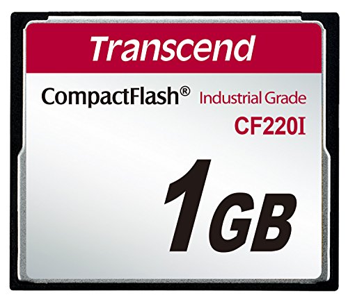 Transcend 1GB CF Memoria Flash CompactFlash - Tarjeta de Memoria (1 GB, CompactFlash, 40 MB/s, Negro)