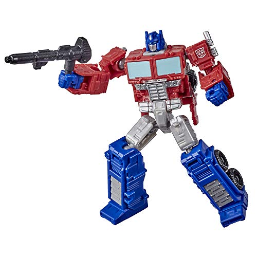 Transformers Toys Generations War for Cybertron: Kingdom Core Class WFC-K1 Optimus Prime Figura de acción para niños a Partir de 8 años, 3.5 Pulgadas