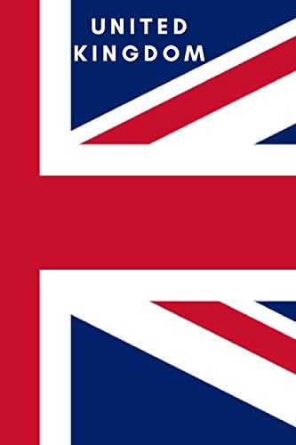 United Kingdom: Country Flag A5 Notebook to write in with 120 pages