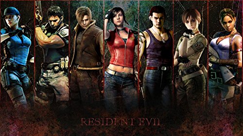 Wayne Dove Resident Evil 6 Póster en Seda/Estampados de Seda/Papel Pintado/Decoración de Pared E64010266