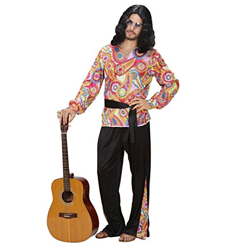 WIDMANN - Disfraz para Hombre Hippie, Talla L (76193)