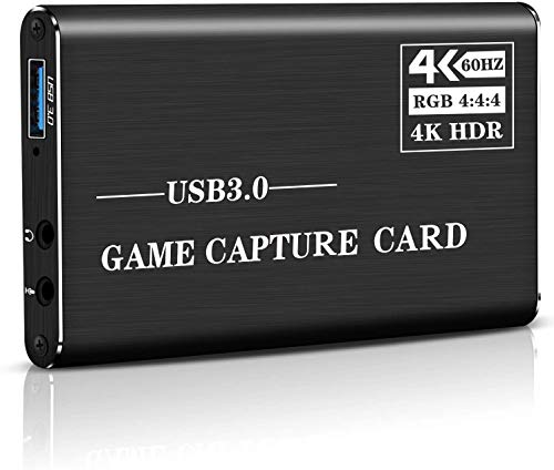 Y&H Tarjeta de grabación de vídeo 4K HDMI USB 3.0 Audio Video HD 1080p 60Hz para Ps4/Nintendo/Nintendo Switch