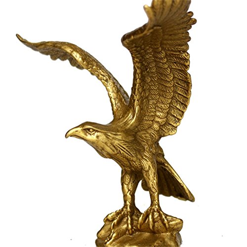 YUNHAO Figura de bronce de China figura de águila/halcón
