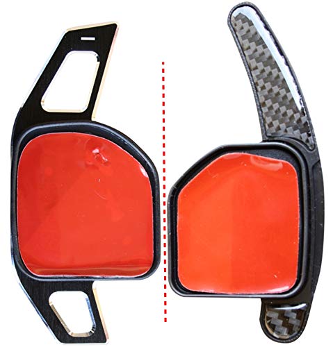 2 levas de cambio de LED Mafia DSG – Extensión Shift Paddle – Aspecto de carbono 1C (aluminio cepillado)