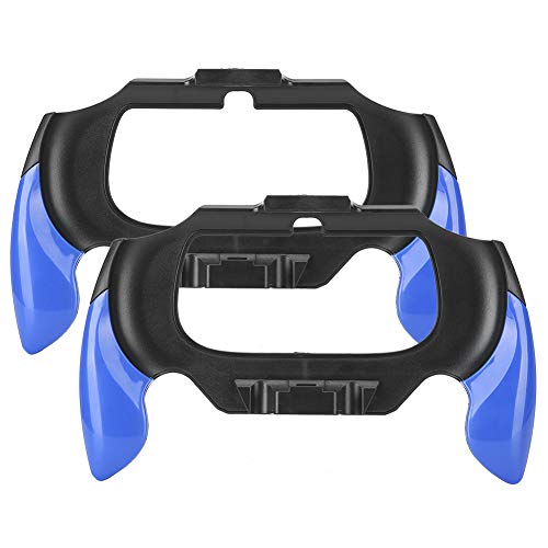 2 Piezas Gamepad Manillar y empuñadura Antideslizante Soporte para máquina de Juego para Sony PSV2000 para PSVITA(Azul)