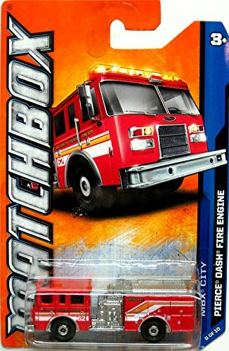 2013 Matchbox MBX Heroic Rescue - Pierce Dash Fire Engine by Matchbox