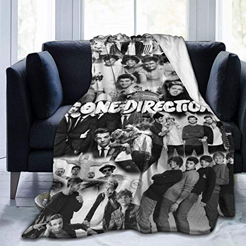 959 Custom Personalized One-Direction Fleece Blanket 60"X50" Ultra-Soft Micro Flannel Throw Blanket for Couch Sofa Bed Living Room for Kids Adults
