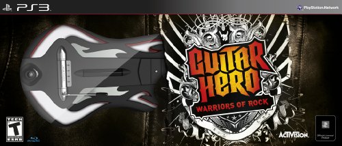 Activision Guitar Hero: Warriors of Rock - Bundle, PS3 PlayStation 3 Inglés vídeo - Juego (PS3, PlayStation 3, Música, Modo multijugador, T (Teen))