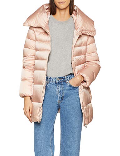 ADD Hooded Short Down Coat Abrigo, Rosa (Misty Rose 2020), Medium para Mujer
