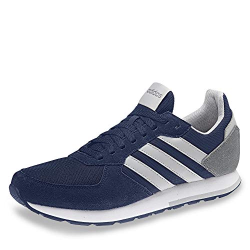 Adidas 8k, Zapatillas Hombre, Azul (Dark Blue/Grey Two F17/Grey Three F17 Dark Blue/Grey Two F17/Grey Three F17), 43 1/3 EU