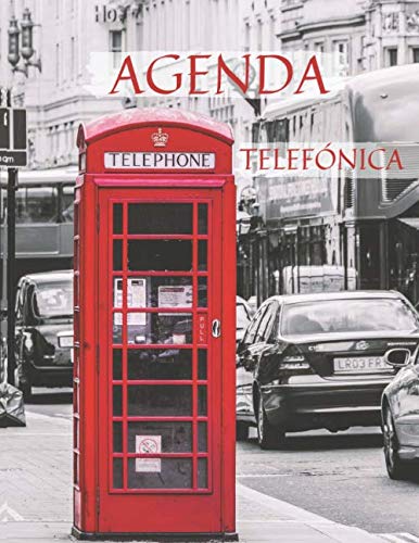 Agenda Telefónica Abecedario: Libreta alfabética para anotar más de 350 contactos con direcciones, teléfonos y correos electrónicos. Letra Grande para adultos. Incluye índice. Cuaderno tamaño a4.