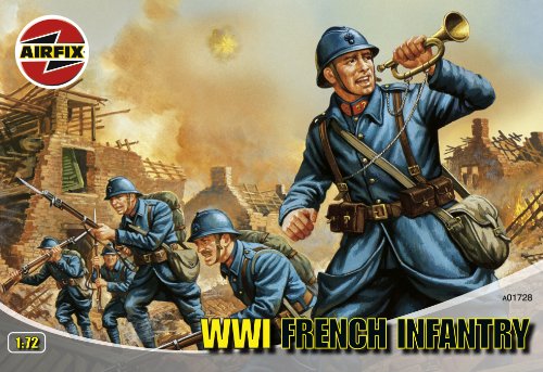Airfix - WWI French Infantry Series 1, Set de Figuras (Hornby A01728)