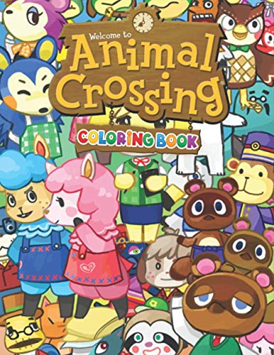 Animal Crossing Coloring Book: +50 Animal Crossing Colouring Book For kids and Adults, High Quality Image.. Perfect Gift
