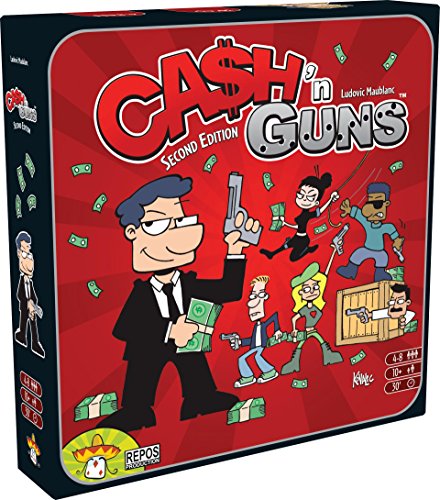 Asmodee Juego de Mesa Cash'n Guns Reboot - Segunda Edicion, Juegos de Tablero, Los Mejores Precios