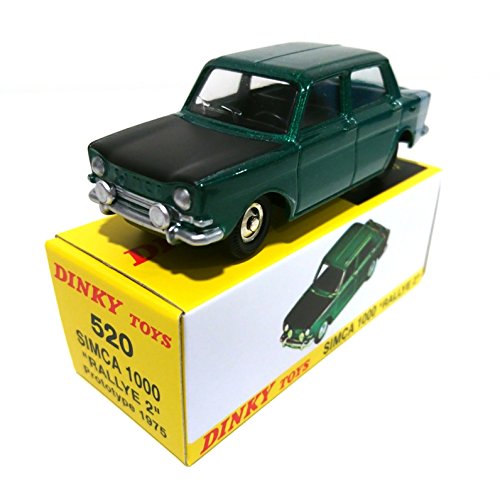 Atlas Simca 1000 Rally 2 Prototype 1975 - Green Color with Black Hood Dinky Toys (Ref 520)