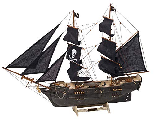 aubaho Modelo de la Nave del Barco Pirata Barco Pirata de Madera del Modelo no Hay Kit