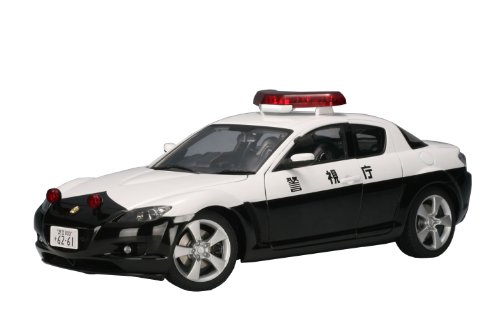 AUTOart AutOart 1/18 Mazda RX-8 police car (Metropolitan Police Department) B6 (japan import)