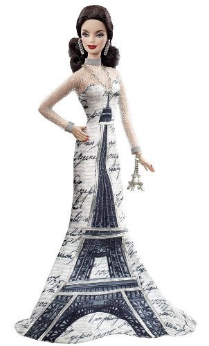 Barbie Collector Dolls of the World Eiffel Tower Doll by Barbie (English Manual)