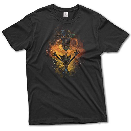 b&c Crash Bandicoot Fantasy - Camiseta 100% algodón Negro XS