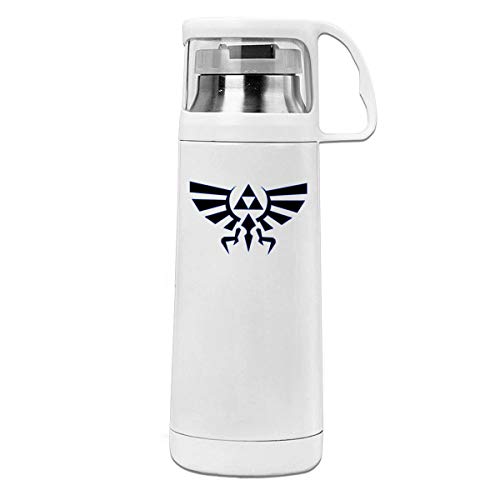 Best Funny Special Perfect Gifts Idea Personalized Custom Legend Of Zelda Stainless Steel Camping Mug With Lid White 11.8oz