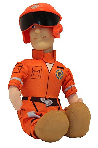 Bombero Simba Fireman Sam 25 cm Figuras de Felpa para Series, para Jugar y coleccionar para niños (Tom Thomas)