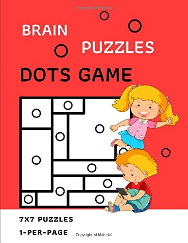 Brain Puzzles Dots Game: Connect The Dots To Make Edges So That Each Circle Puzzle Is Completely Tiled With Galaxies And Is A Perfect Activity Book For Kids.