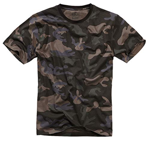 Brandit T-Shirt Camiseta, Darkcamo, XL para Hombre