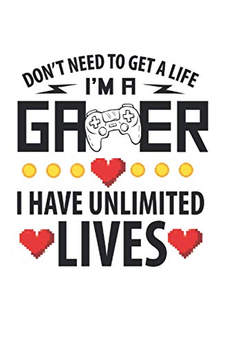 Calendar / Planner 2021: Gamer Unlimited Lives 120 Pages, 6X9 Inches, Yearly, Monthly, Weekly & Daily