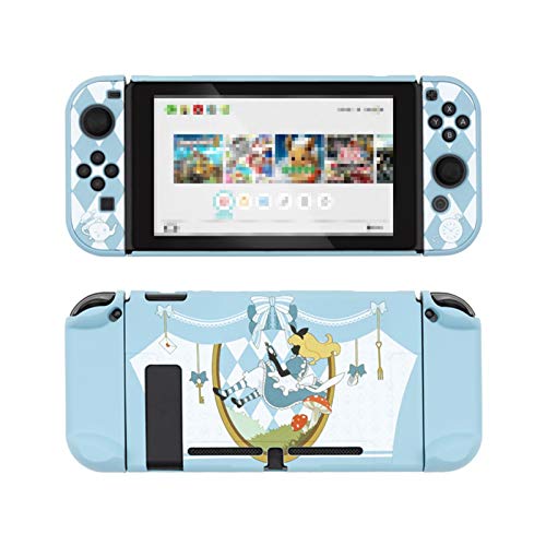 Carcasa rígida para Nintendo Switch, diseño de Alicia en el País de las Maravillas