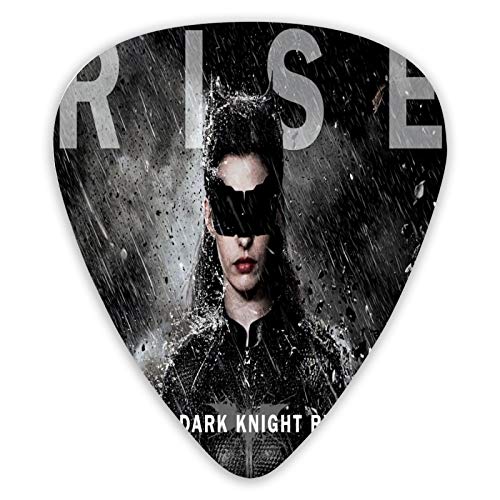 Catwoman Dark Knight Rises - 6 púas de guitarra personalizadas para guitarra eléctrica, acústica o bajo, pesada, mediana y ligera, para niñas y niños