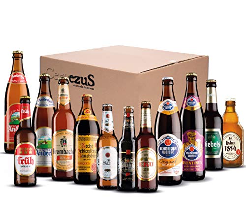 Cervezas Alemanas (Pack 12 variedades) - Pack Cerveza Alemana - Cerveza Alemana - Cervezas del Mundo Regalo - Pack Cervezas del Mundo Regalo - Cervezas del Mundo - Cerveza Alemana Regalo